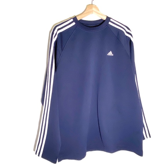 90’s Vintage Adidas Pull Over in Navy - Picture 7 of 8